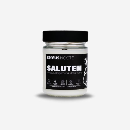 Cereus Nocte Salutem Hibiskus Kokulu Cam Kavanoz Doğal Soya Mum