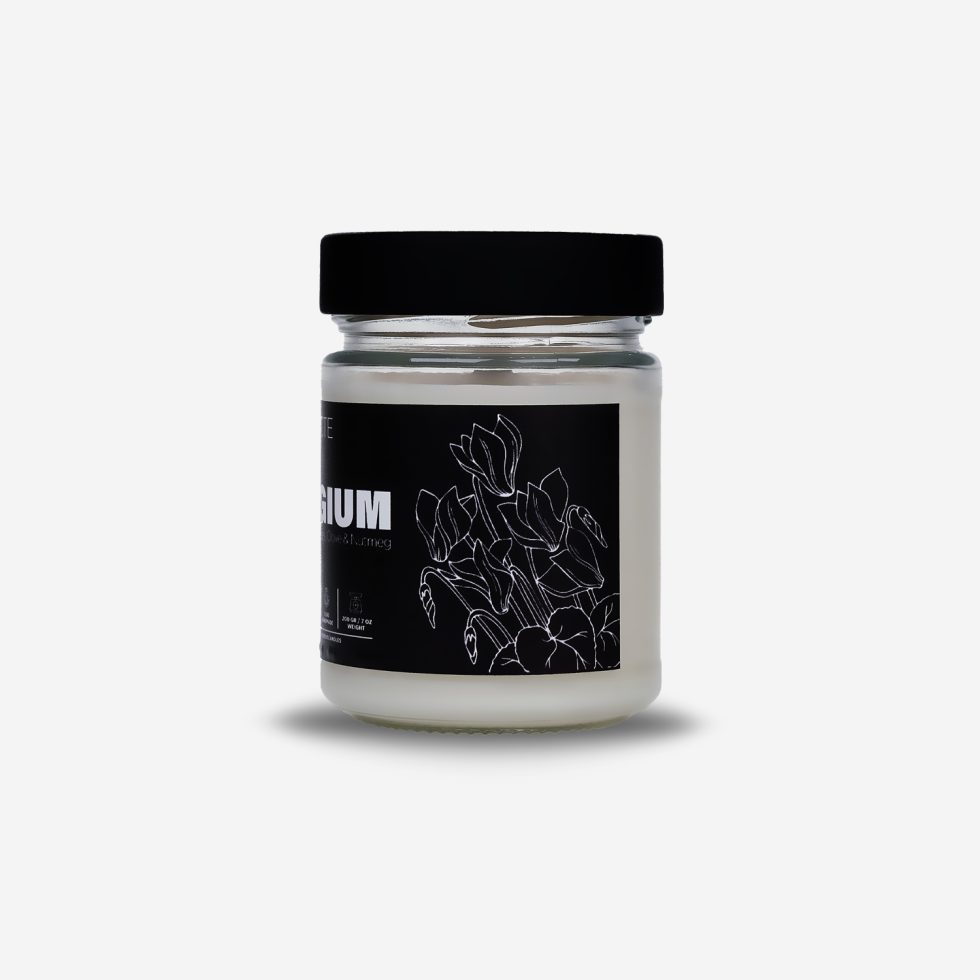Cereus Nocte Refugium Bebek Pudrası Kokulu Cam Kavanoz Doğal Soya Mum