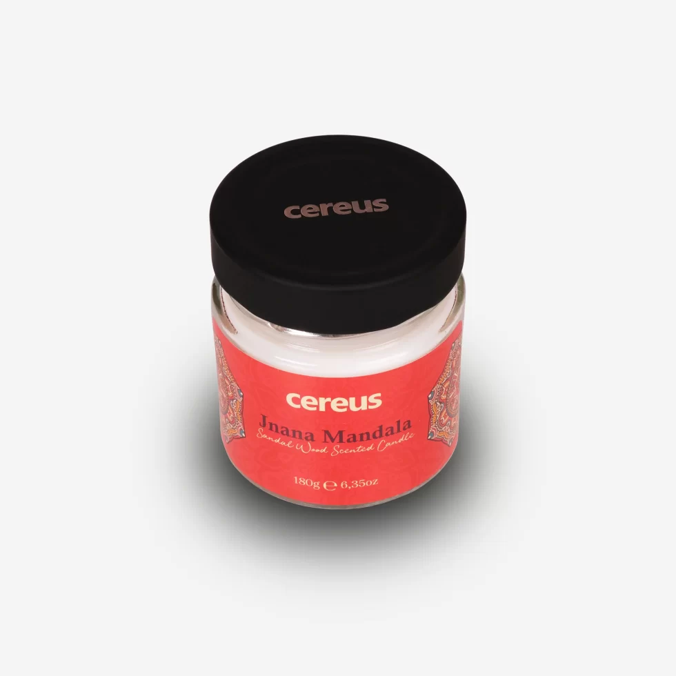 Cereus Jnana Mandala Sandal Ağacı Kokulu Kavanoz Doğal Soya Mum